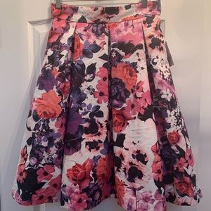 Gorgeous Floral MIDI Skirt Eliza J size 10
